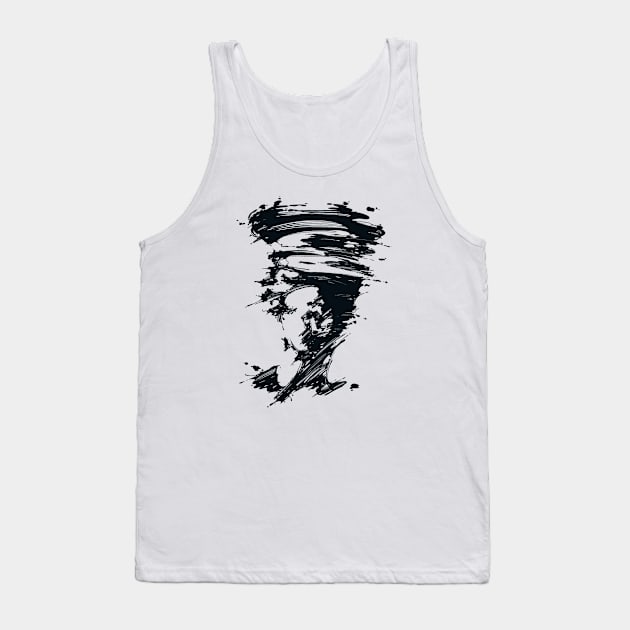 Smocking Hot Ink Tank Top by Dagui